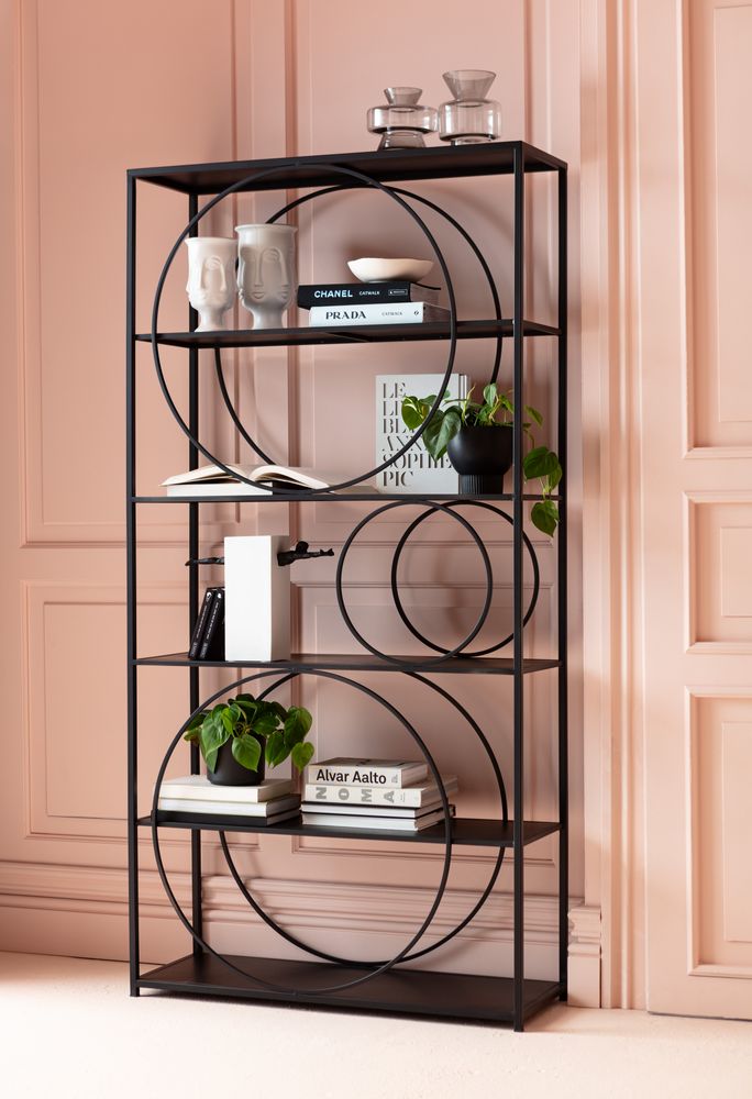 Etagères - Etagère Circle noir 100x200cm - KARE DESIGN