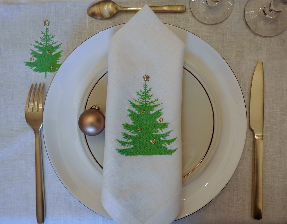 Table linen - CHRISTMAS TREE placemat - ARTIPARIS