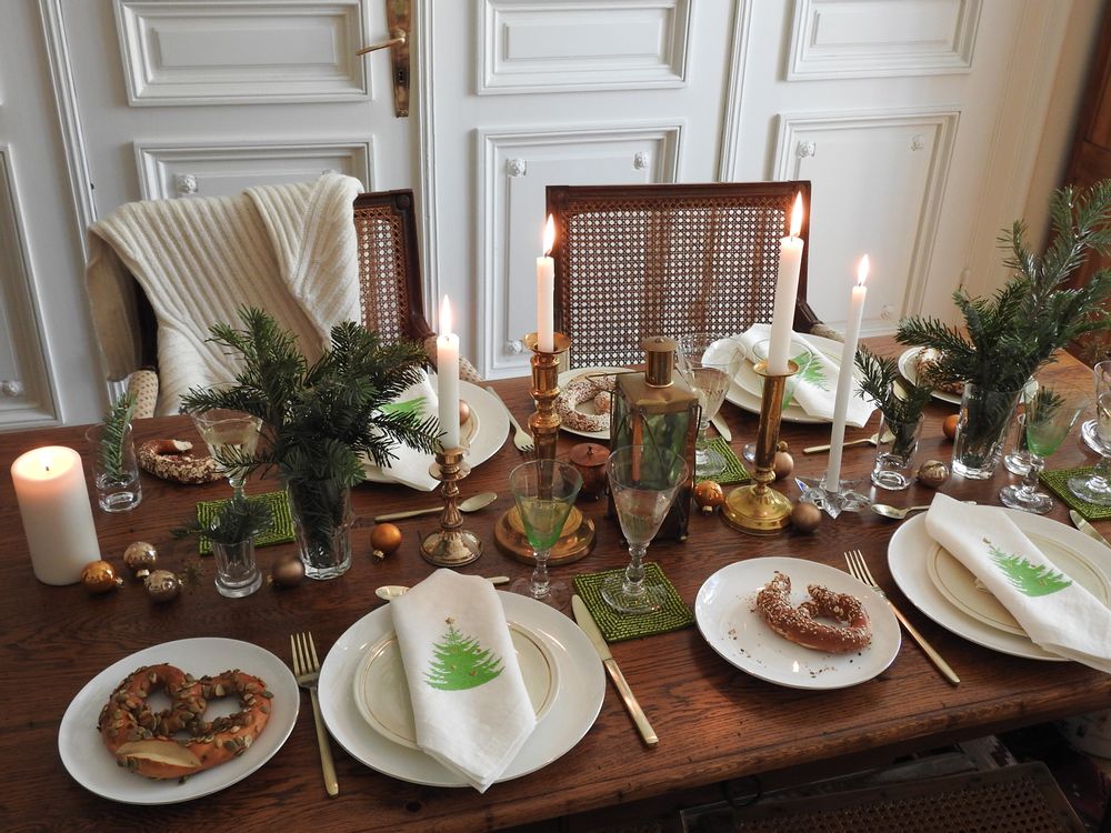 Tea towel - CHRISTMAS TREE napkin - ARTIPARIS