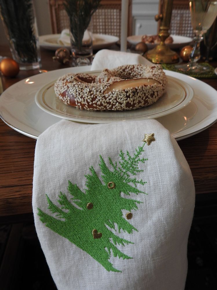 Tea towel - CHRISTMAS TREE napkin - ARTIPARIS