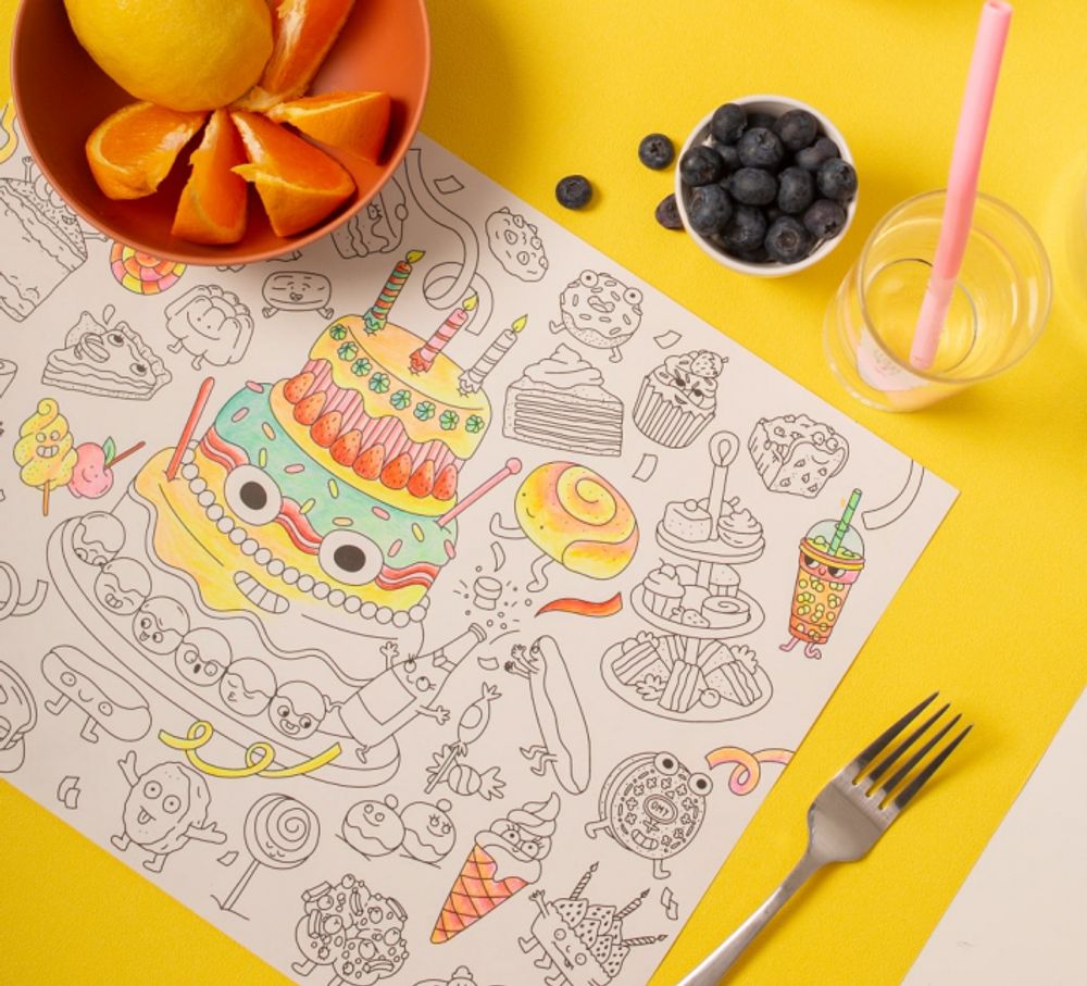 Placemats - BON APPETIT - PAPER PLACEMATS - OMY