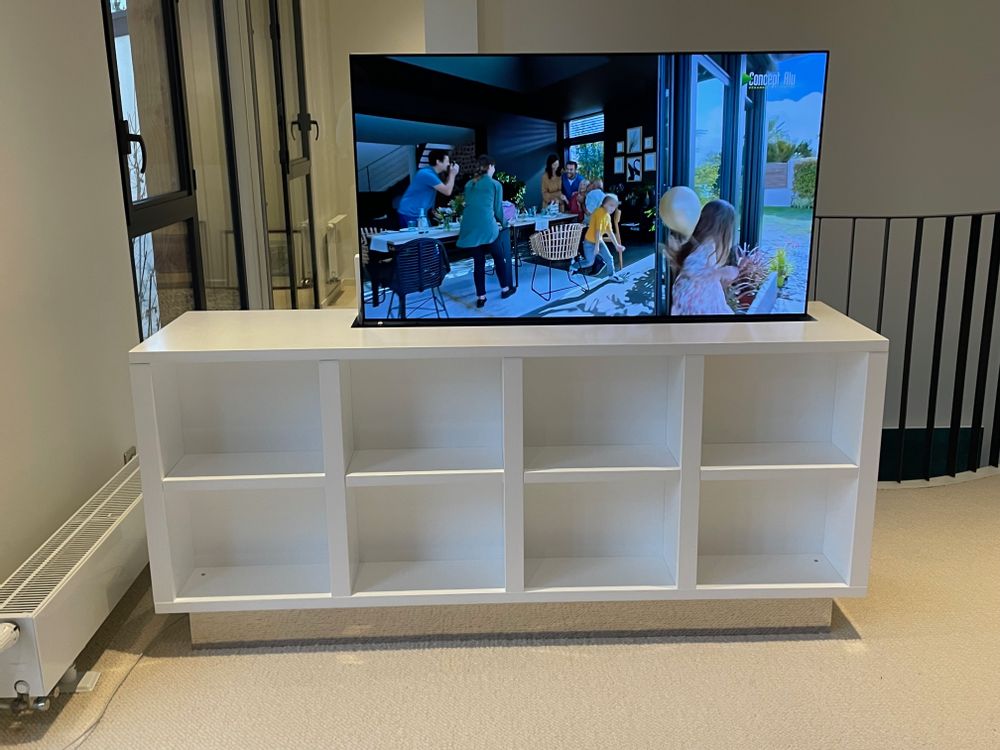 Sideboards - MOTORIZED TV STAND - LIFT/THE UNUSUAL SOLUTIONS BESPOKE  - ÉLÉGANCE ET TECHNOLOGIE