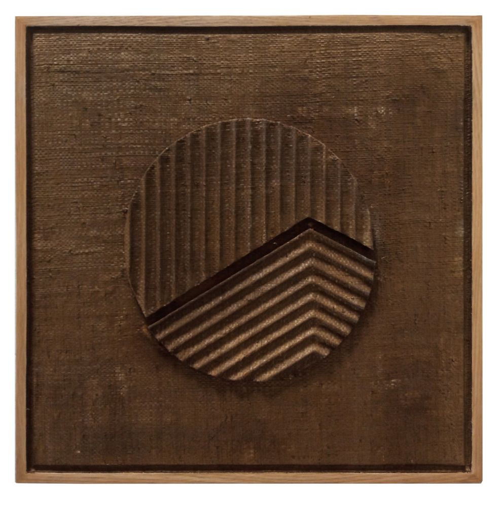 Other wall decoration - SAM Bagor Fluted Wall Decor Square Brown - SIJI LIFESTYLE