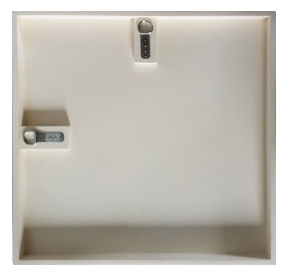 Other wall decoration - SAM Bagor Fluted Wall Decor Square Brown - SIJI LIFESTYLE