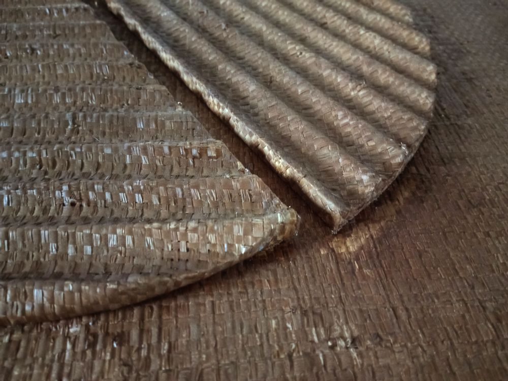 Other wall decoration - SAM Bagor Fluted Wall Decor Square Brown - SIJI LIFESTYLE