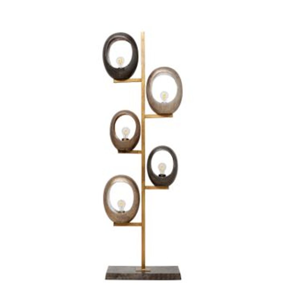Floor lamps - Floor Lamp Five Loops 173cm - KARE DESIGN