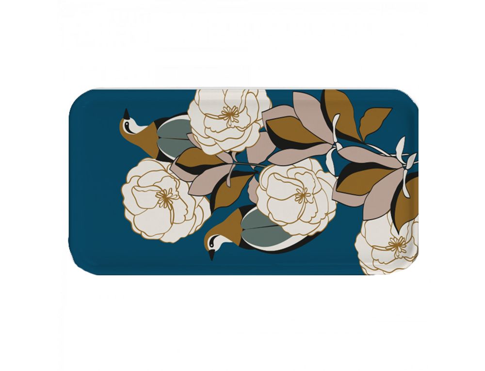 Trays - Rectangular birch trays Birds muses - ATOMIC SODA