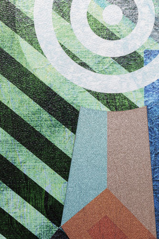 Unique pieces - Object Picture Geometric Woman 100x150cm - KARE DESIGN