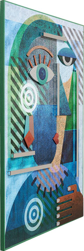 Unique pieces - Object Picture Geometric Woman 100x150cm - KARE DESIGN