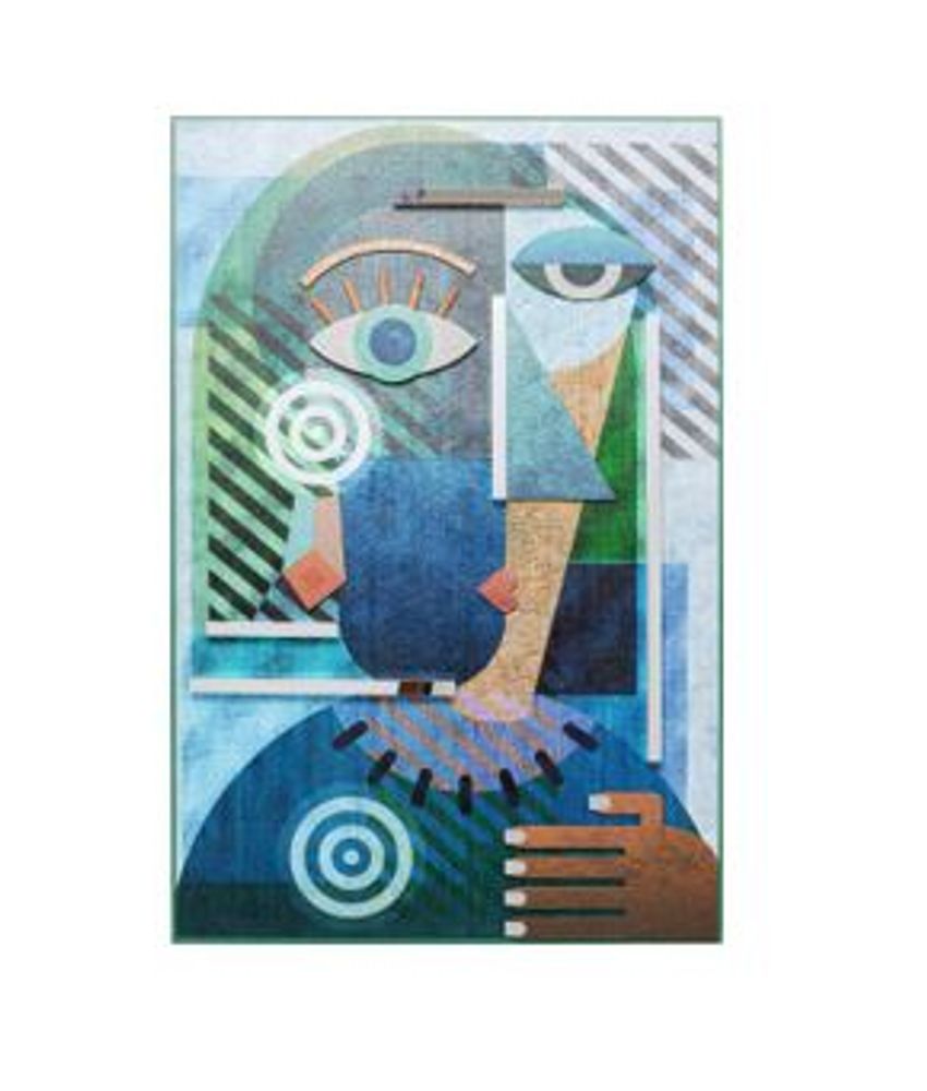 Unique pieces - Object Picture Geometric Woman 100x150cm - KARE DESIGN