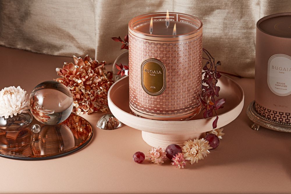 Bougies - GRANDE BOUGIE PARFUMÉE AVA - BUGAIA