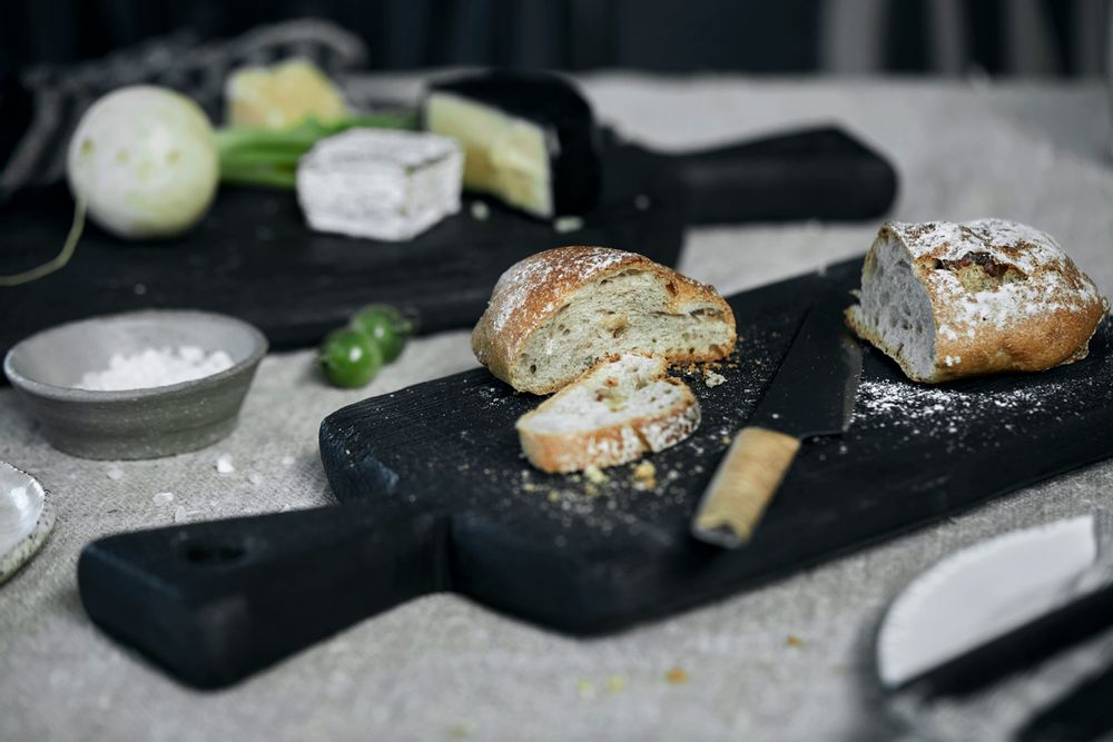 Cutlery set - Black chopping boards - LAURA LIVING