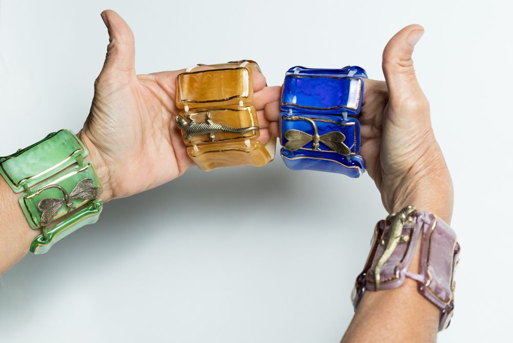 Jewelry - "Lizard" Bracelet - VETROFUSO DI DANIELA POLETTI