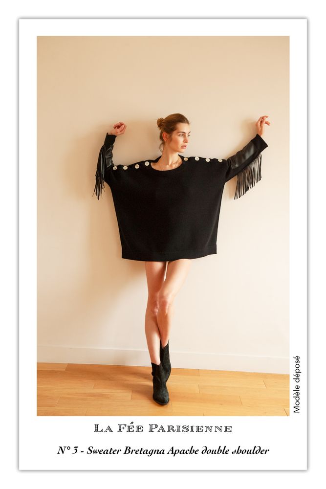 Prêt-à-porter - Pull Bretagna Franges - LA FÉE PARISIENNE