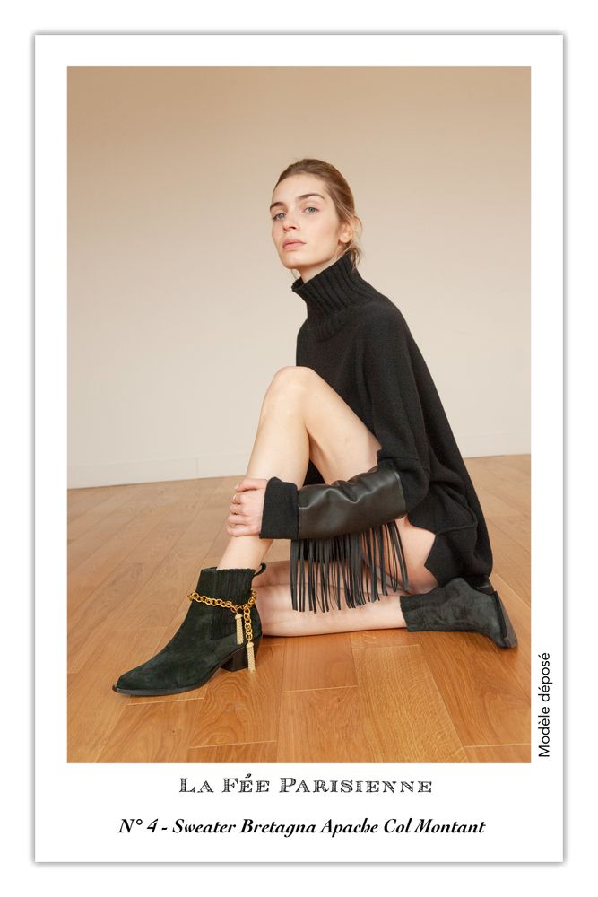 Prêt-à-porter - Pull Bretagna Franges - LA FÉE PARISIENNE