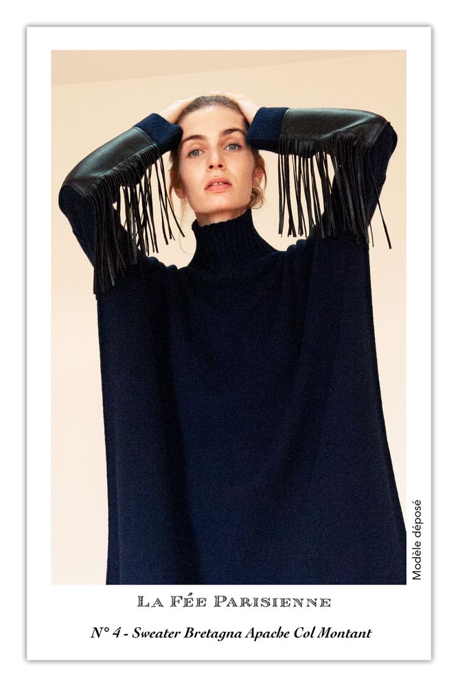Prêt-à-porter - Pull Bretagna Franges - LA FÉE PARISIENNE
