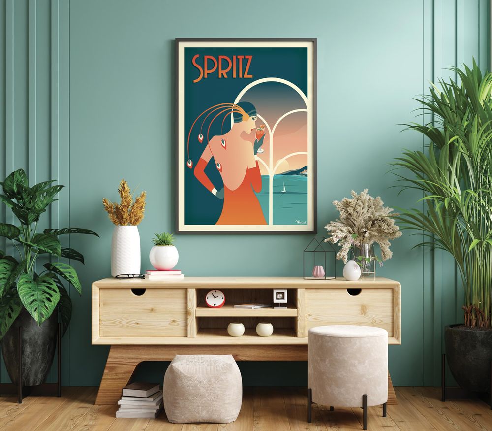 Affiches - Affiche "Spritz" - MARCEL TRAVELPOSTERS