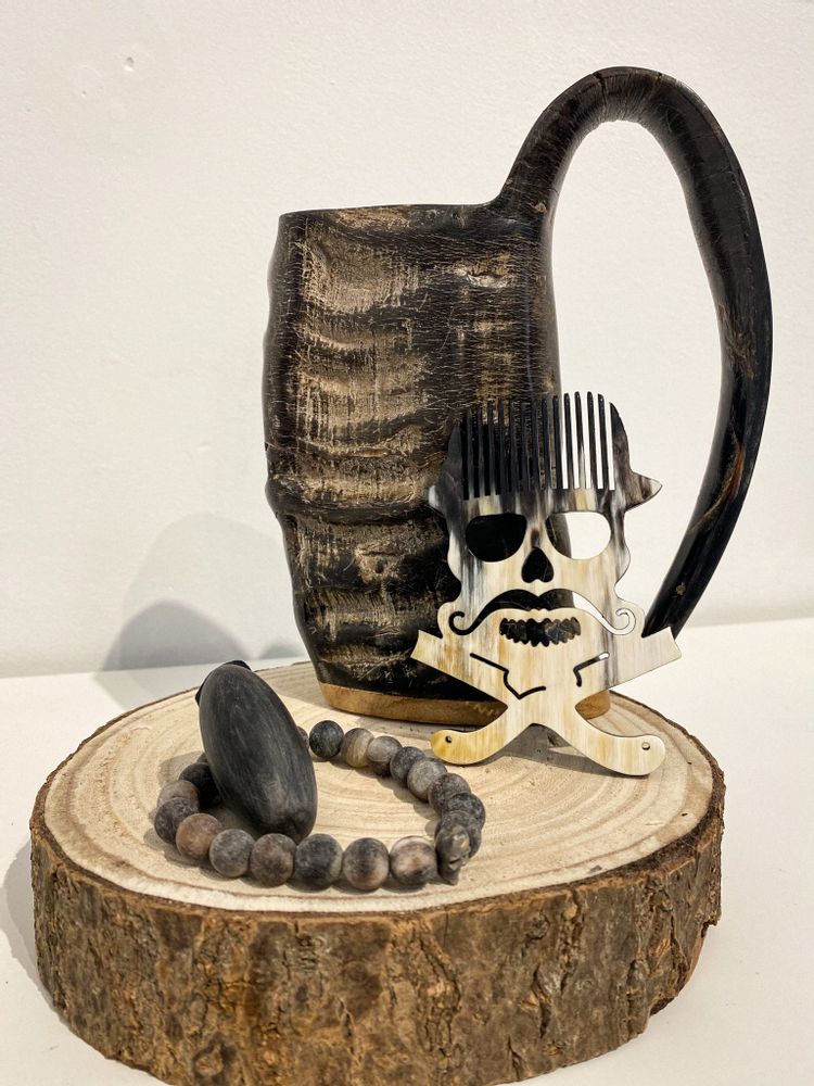 Bijoux - Peigne en corne - Gorille - COUCOT