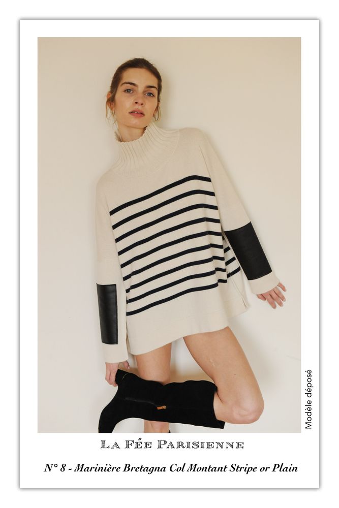 Prêt-à-porter - Pull Bretagna Franges - LA FÉE PARISIENNE