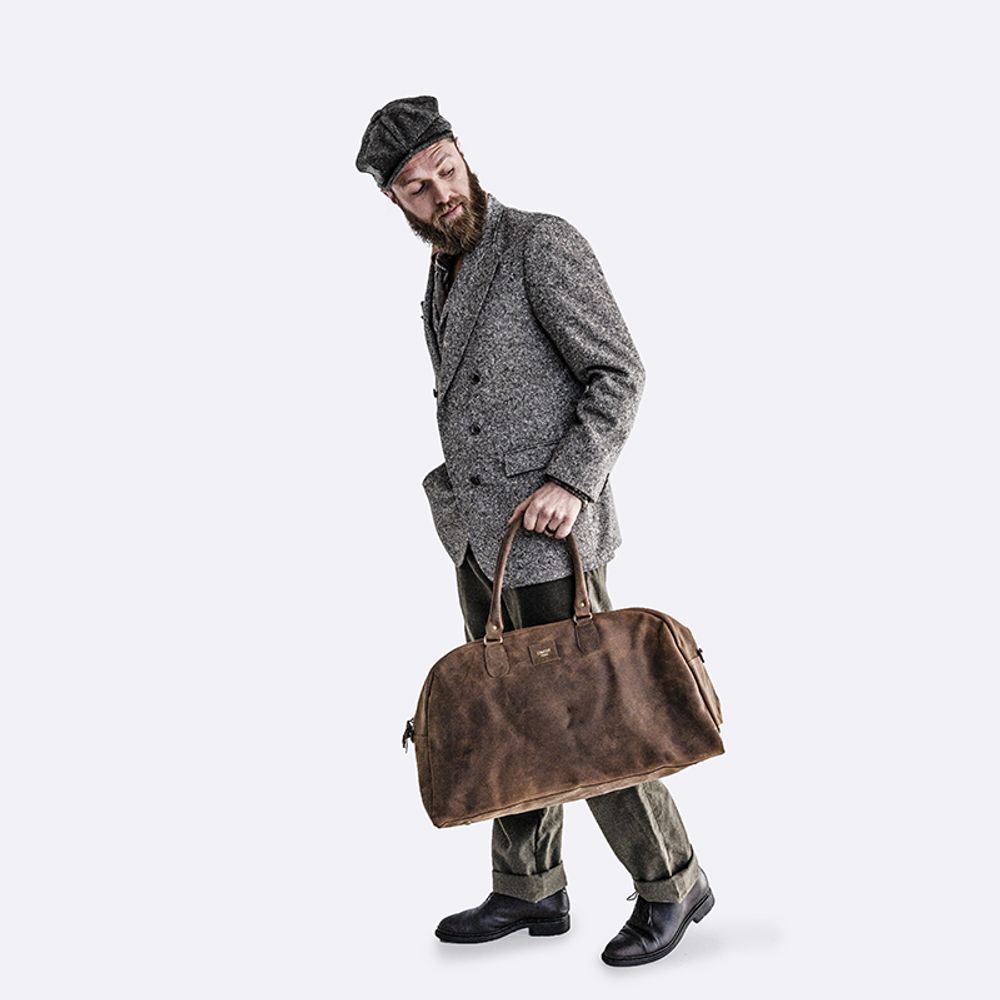 Hair accessories - Le Voyageur leather bag - COUCOT