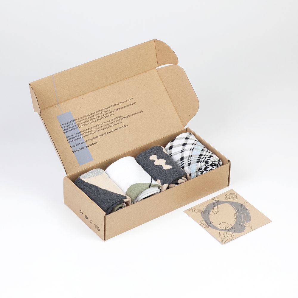 Chaussettes - UKAI EST UNE MARQUE D'ACCESSOIRES DE MODE INNOVANTE ET CIRCULAIRE QUI AIDE À RÉCUPÉRER LES DÉCHETS DE NOTRE PLANÈTE - ŪKAI