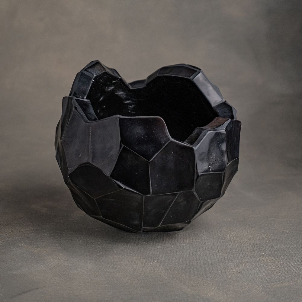 Objets de décoration - Jardinière RADICA ROCHER, coquillage, nacre, incrustation, perle - KLATT OBJECTS
