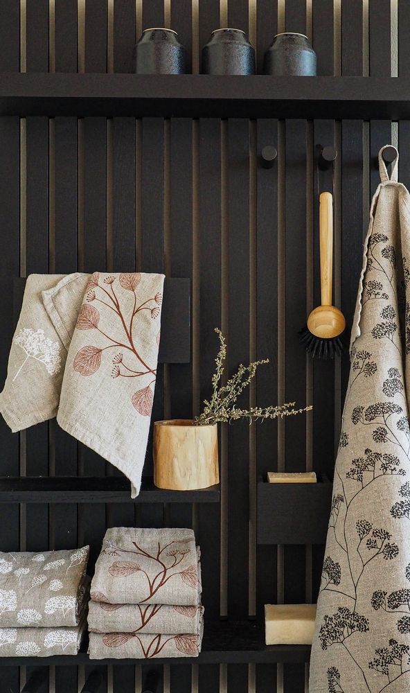 Torchons - Lavette de lin, lavé doucement - DOROTHEE LEHNEN