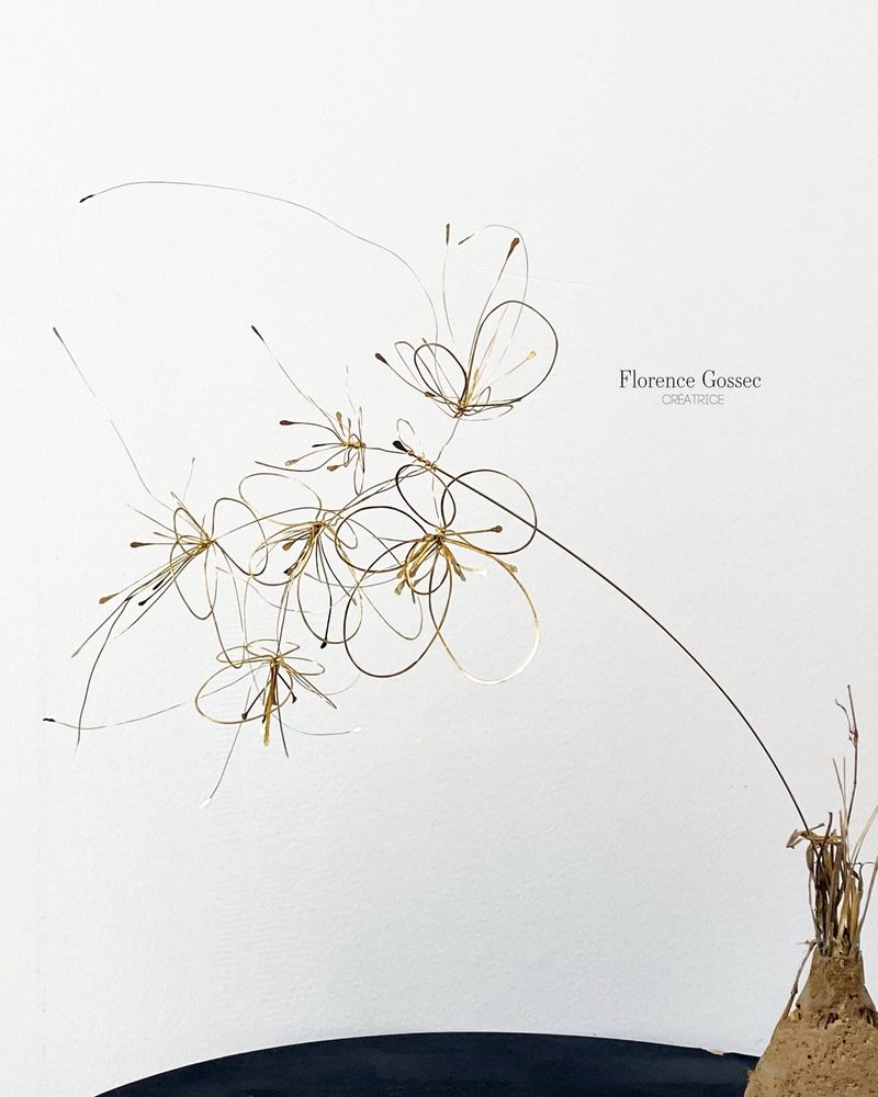 Artistic hardware - Brass bouquets - GASTON