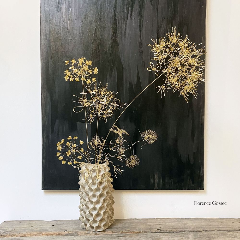 Artistic hardware - Brass bouquets - GASTON