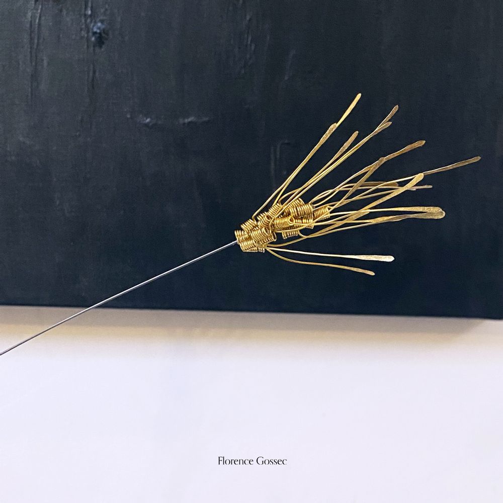 Artistic hardware - Brass bouquets - GASTON