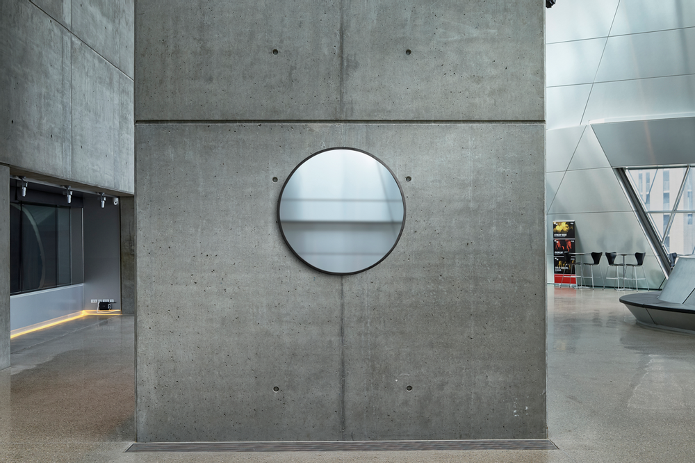 Miroirs - Miroir D100 cm fer noir/miroir - VILLA COLLECTION DENMARK