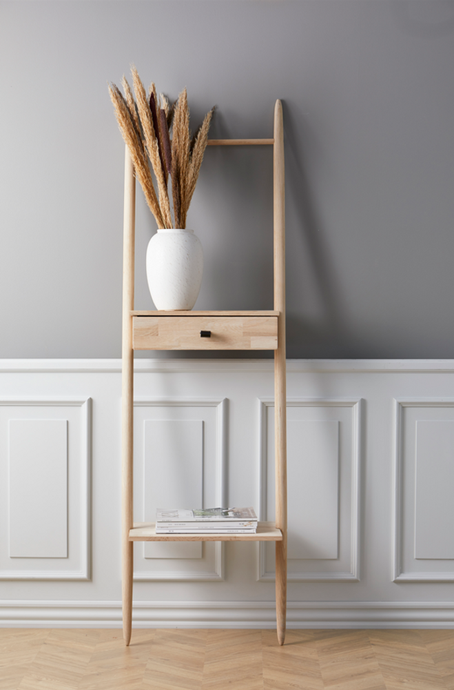 Shelves - Villa Collection Wall Shelf 47 x 170 cm Washed White - VILLA COLLECTION DENMARK