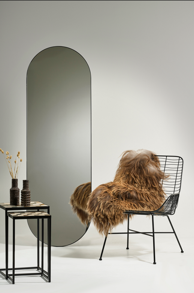 Mirrors - Mirror 170x55 cm black/mirror - VILLA COLLECTION DENMARK