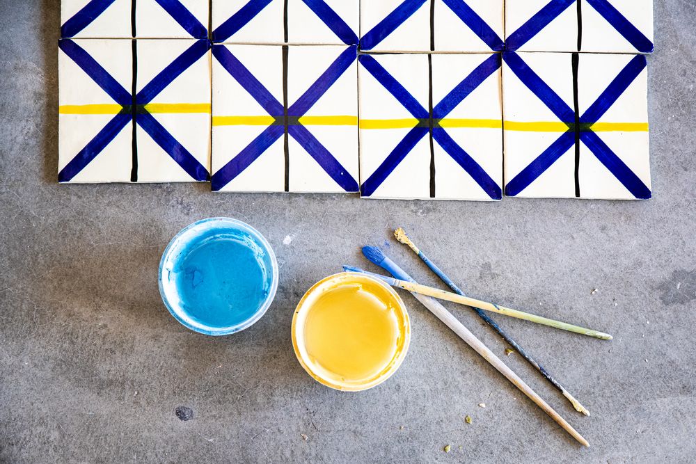 Faience tiles - “Tavira” Collection by Bela Silva - VIÚVA LAMEGO