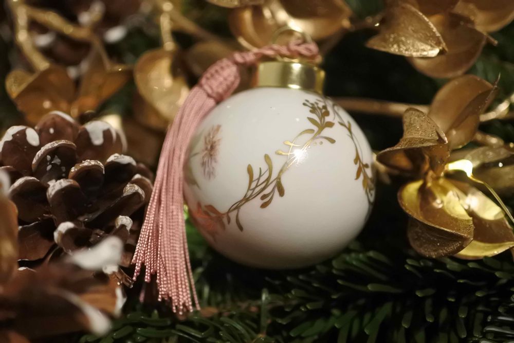 Guirlandes et boules de Noël - Décoration de Noël Bronze x Sakura - YUKO KIKUCHI