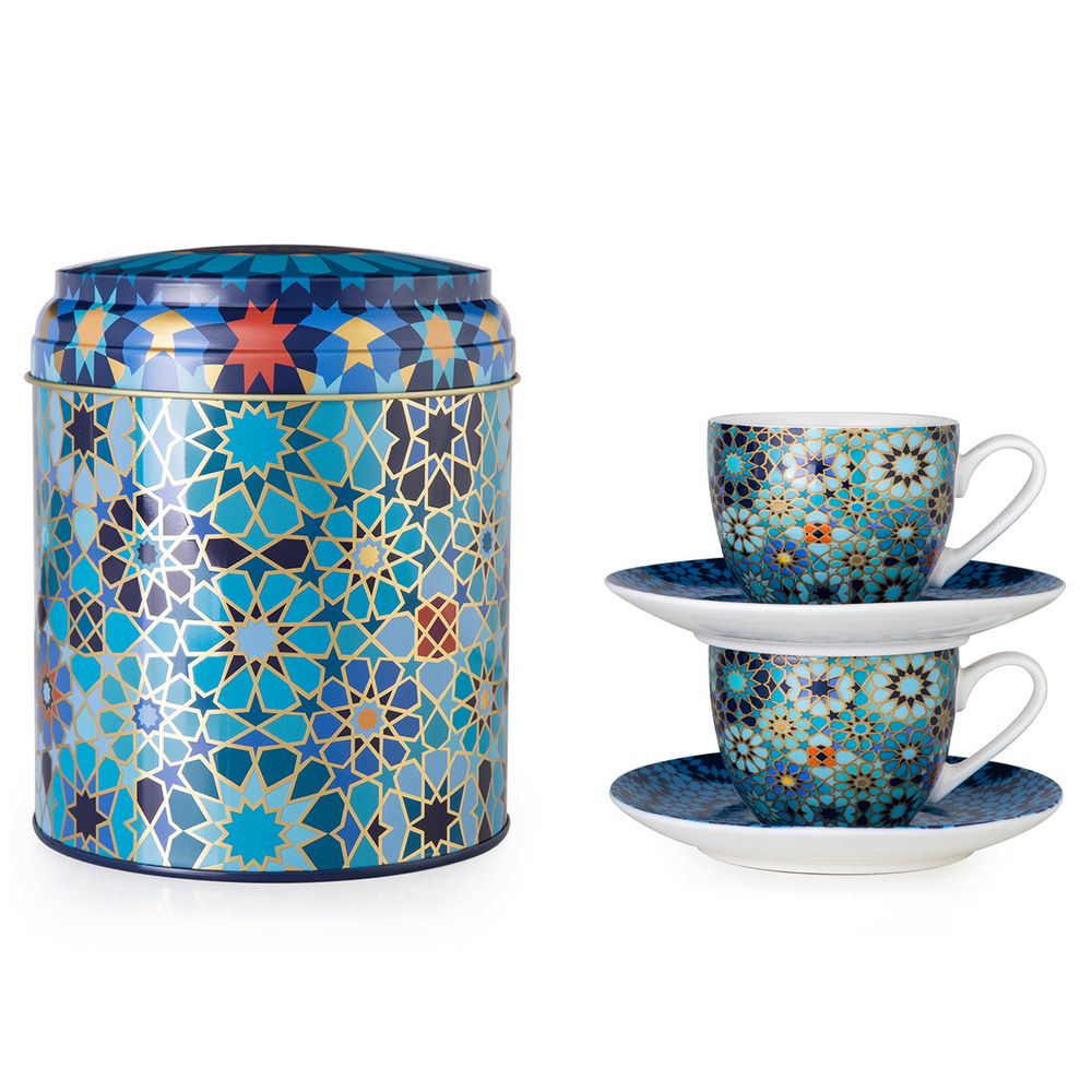 Cadeaux - Boite et tasse en métal - IMAGES D'ORIENT