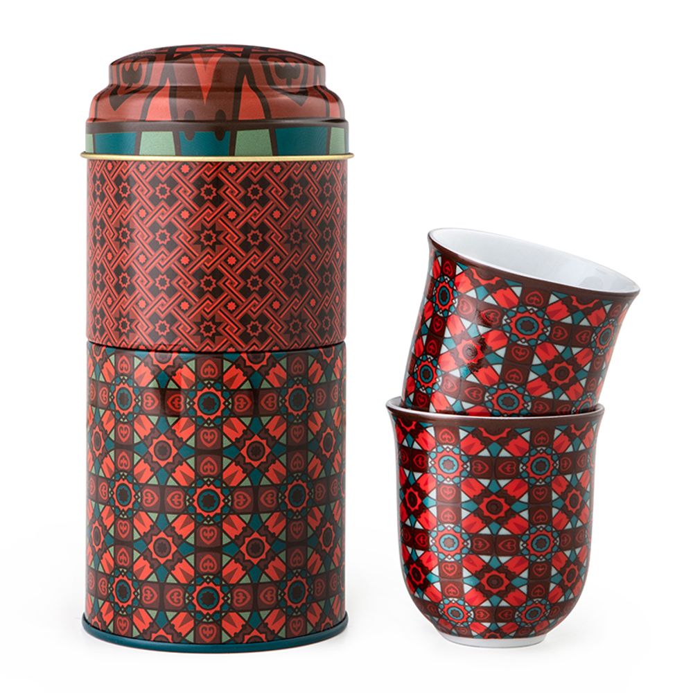 Cadeaux - Boite et tasse en métal - IMAGES D'ORIENT