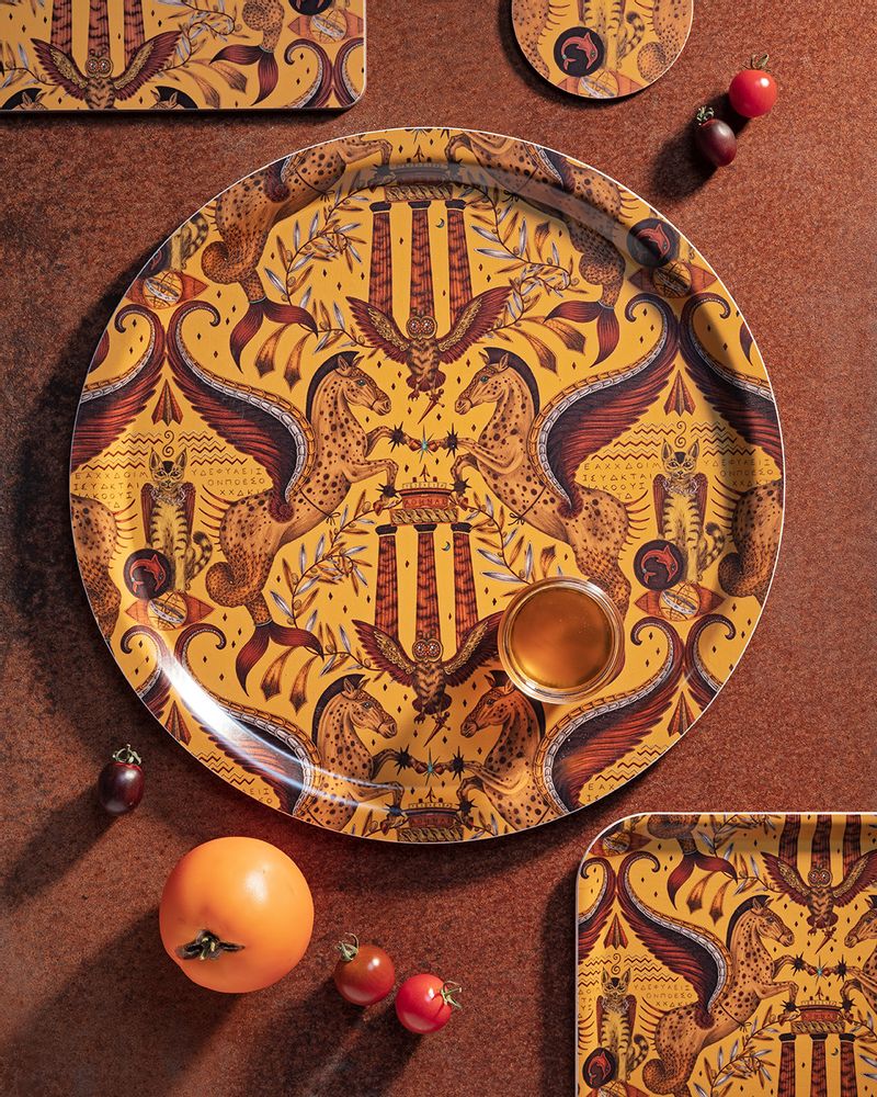 Table mat - Odyssey Gold - Tray - Tablemat - coaster - JAMIDA OF SWEDEN