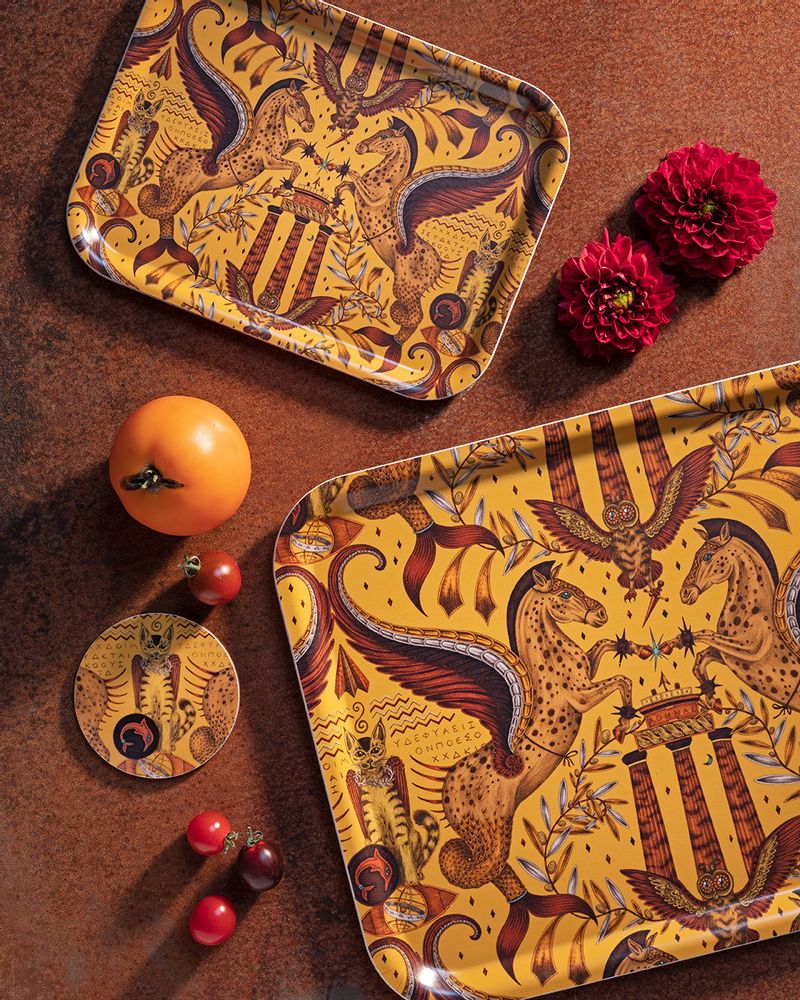 Table mat - Odyssey Gold - Tray - Tablemat - coaster - JAMIDA OF SWEDEN