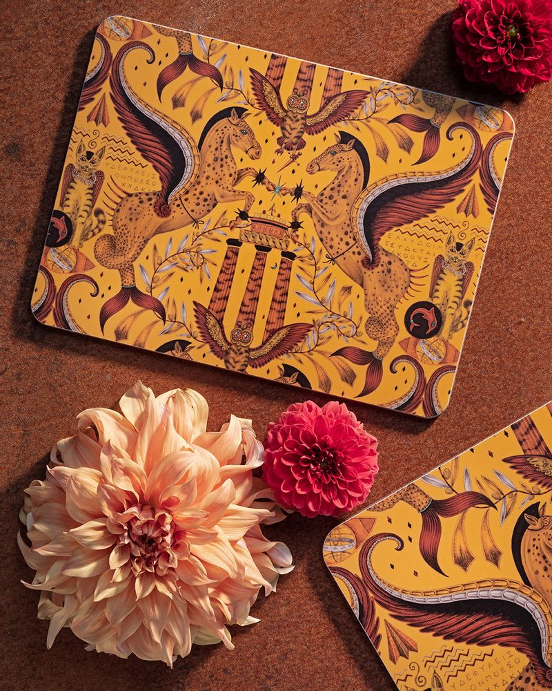Table mat - Odyssey Gold - Tray - Tablemat - coaster - JAMIDA OF SWEDEN