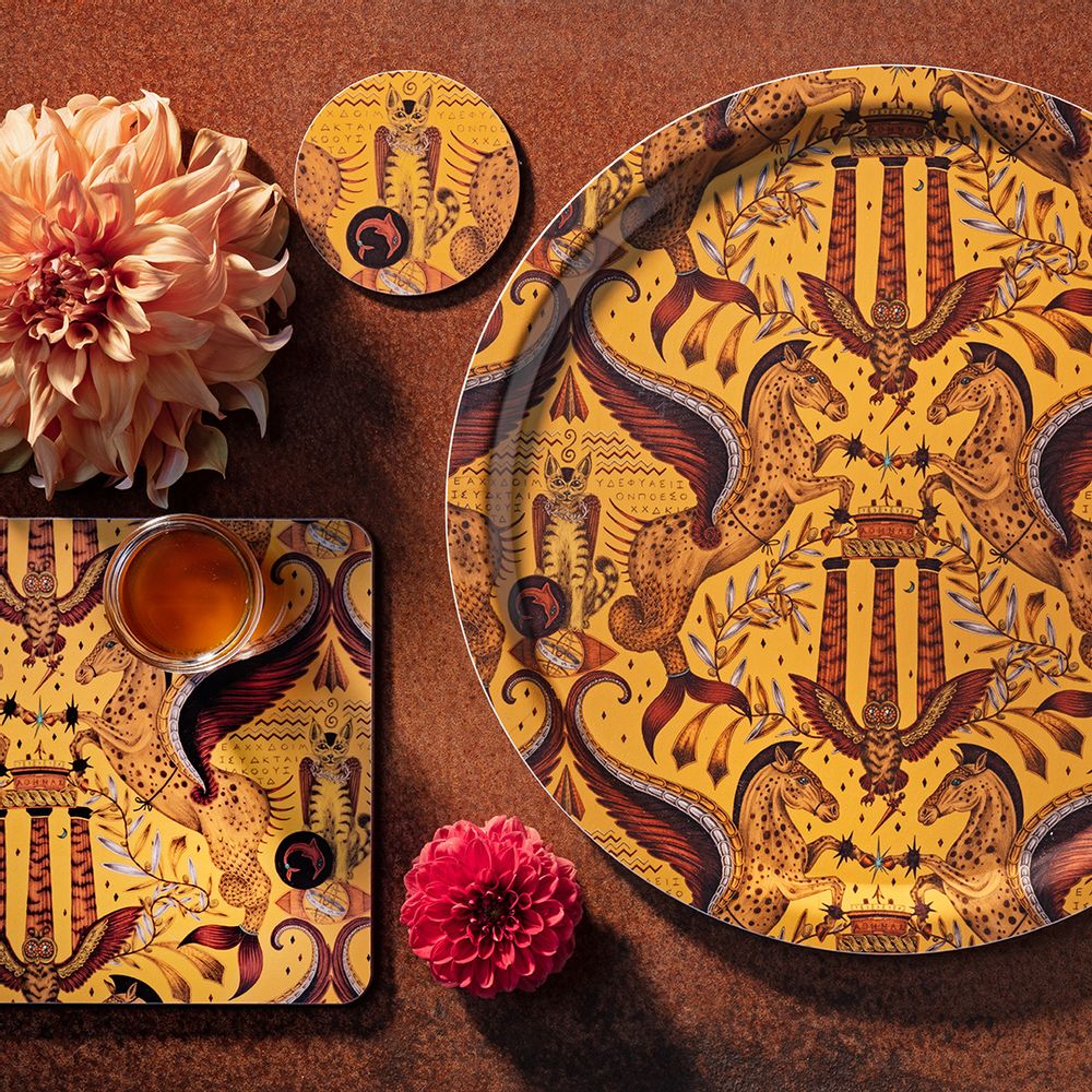 Table mat - Odyssey Gold - Tray - Tablemat - coaster - JAMIDA OF SWEDEN