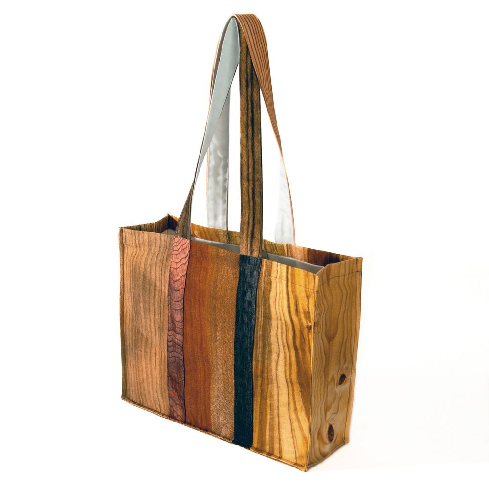 Bags and totes - Wooden Tote Bag - MARON BOUILLIE