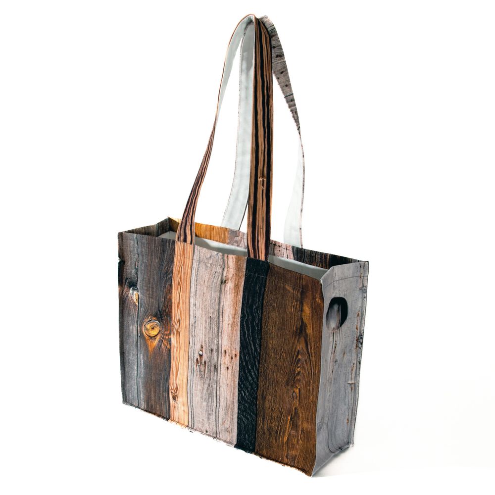 Bags and totes - Wooden Tote Bag - MARON BOUILLIE