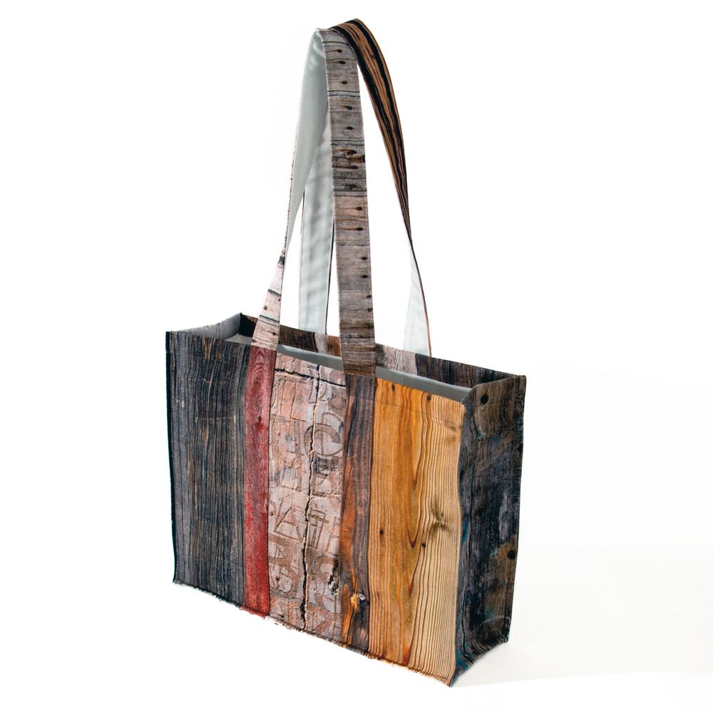 Bags and totes - Wooden Tote Bag - MARON BOUILLIE