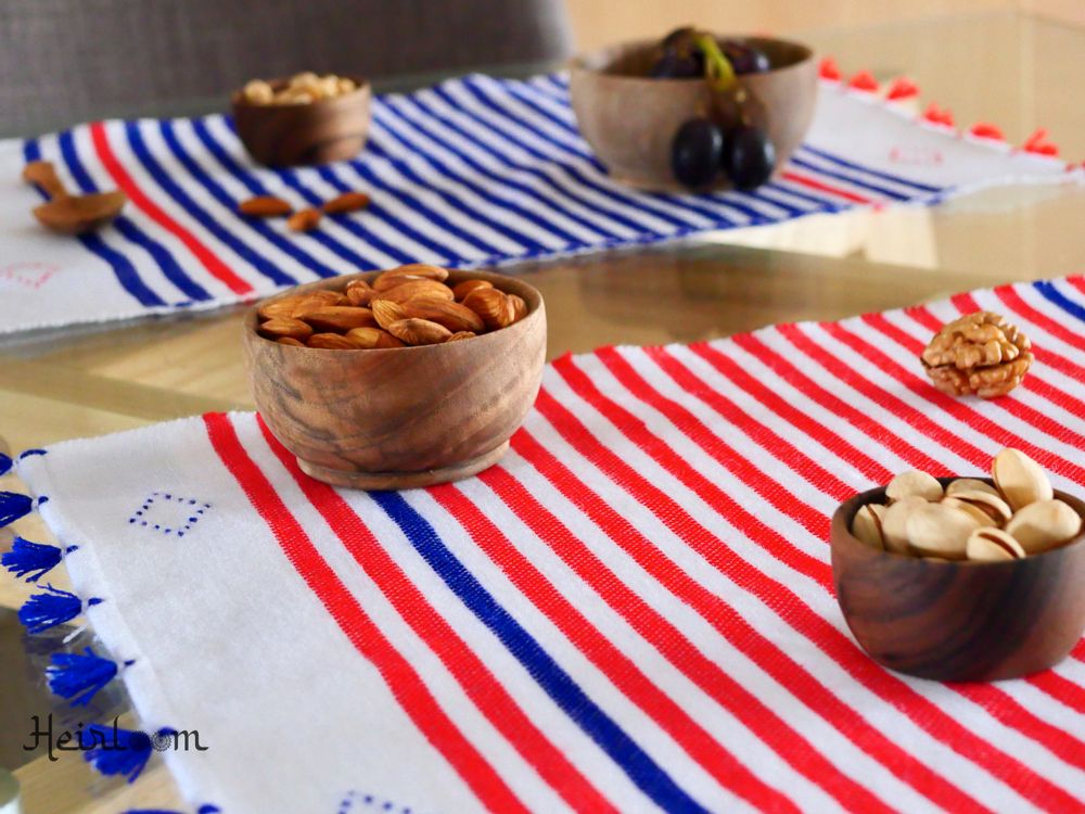 Linge de table textile - Sets de tables - Tissés à la main - HEIRLOOM