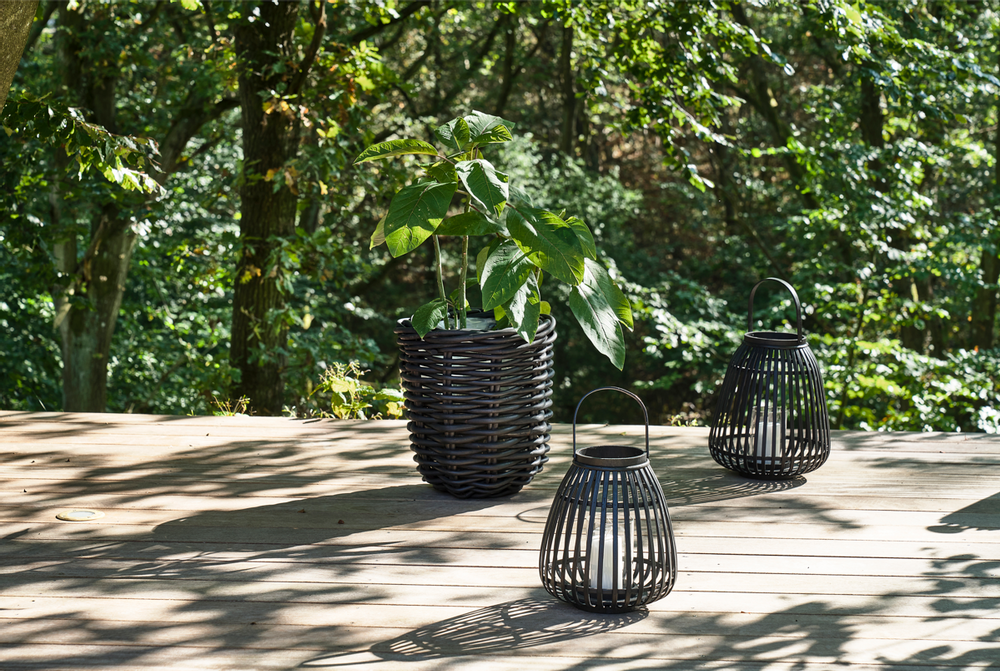 Decorative objects - Villa Collection Black Lantern Diameter 25 x 30 cm - VILLA COLLECTION DENMARK