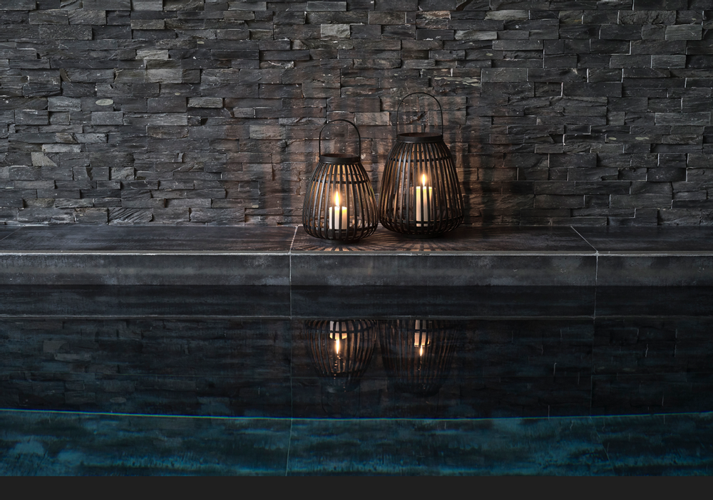 Decorative objects - Villa Collection Black Lantern Diameter 25 x 30 cm - VILLA COLLECTION DENMARK
