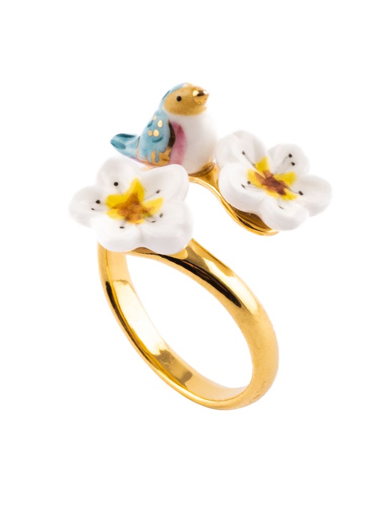 Jewelry - Harvest Time Bird & Flower Face to Face Ring - NACH