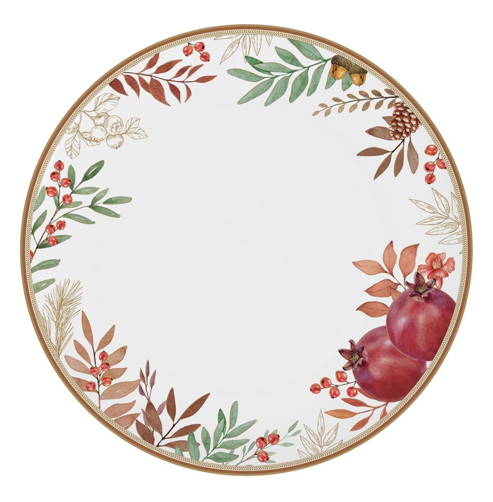 Assiettes de réception - Assiette plate automne - AUTUMN SYMPHONY - EASY LIFE