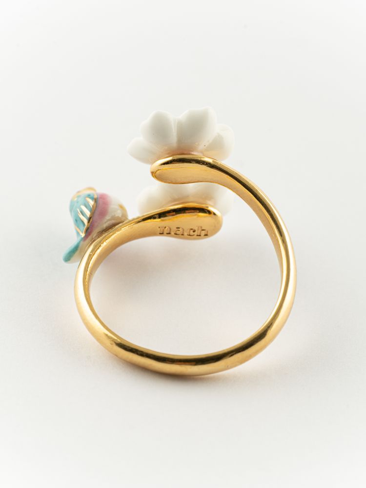 Jewelry - Harvest Time Bird & Flower Face to Face Ring - NACH